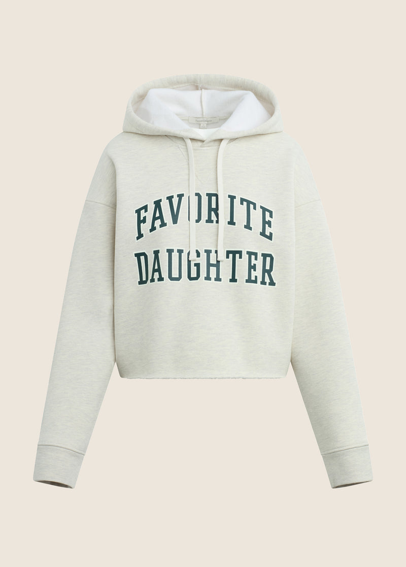 THE CROPPED COLLEGIATE HOODIE