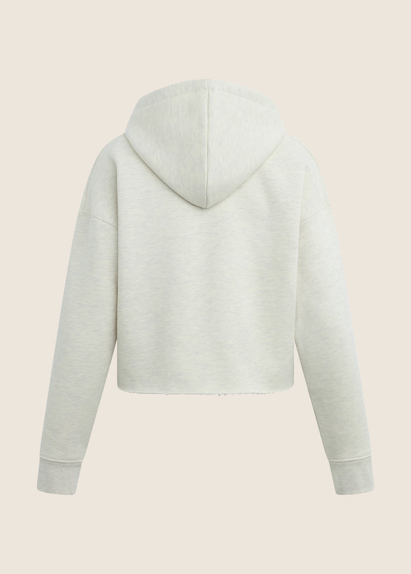 THE CROPPED COLLEGIATE HOODIE