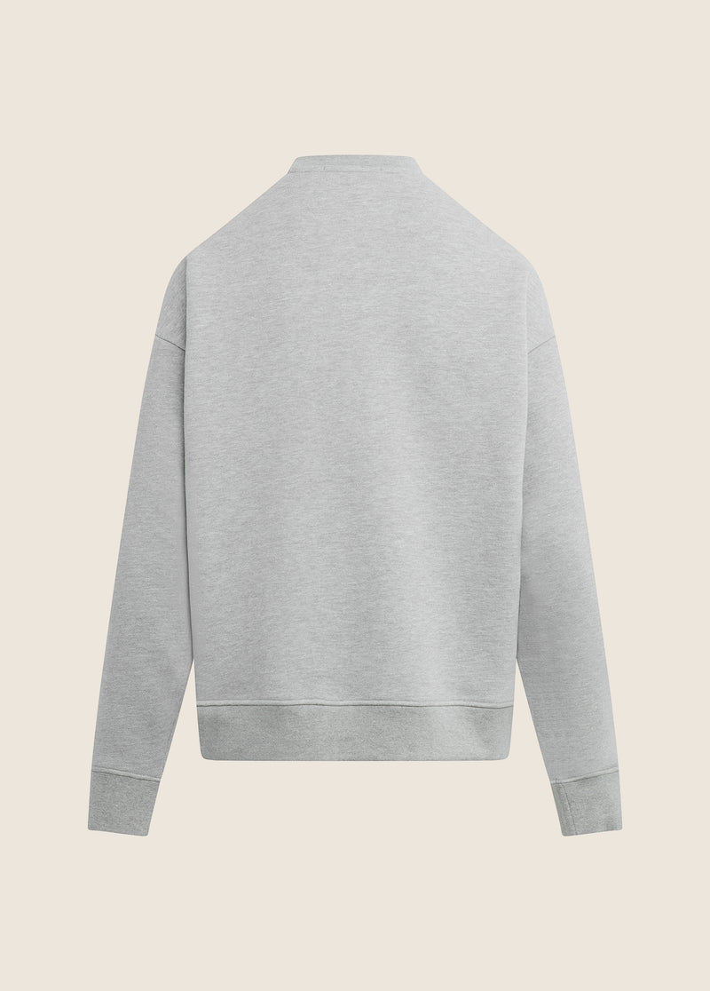 THE COLLEGIATE VELVET FLOCKED SWEATSHIRT