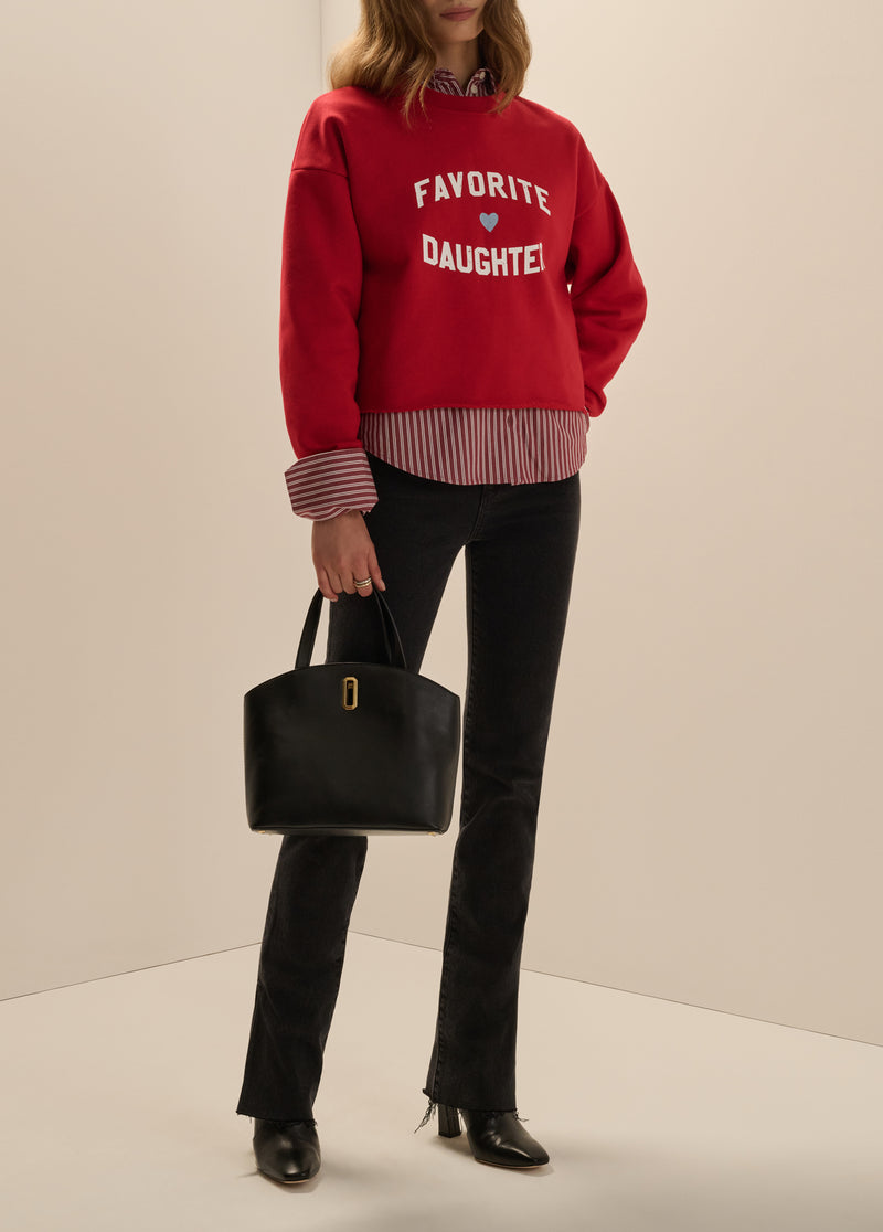 THE CROPPED FAVORITE DAUGHTER SWEATSHIRT