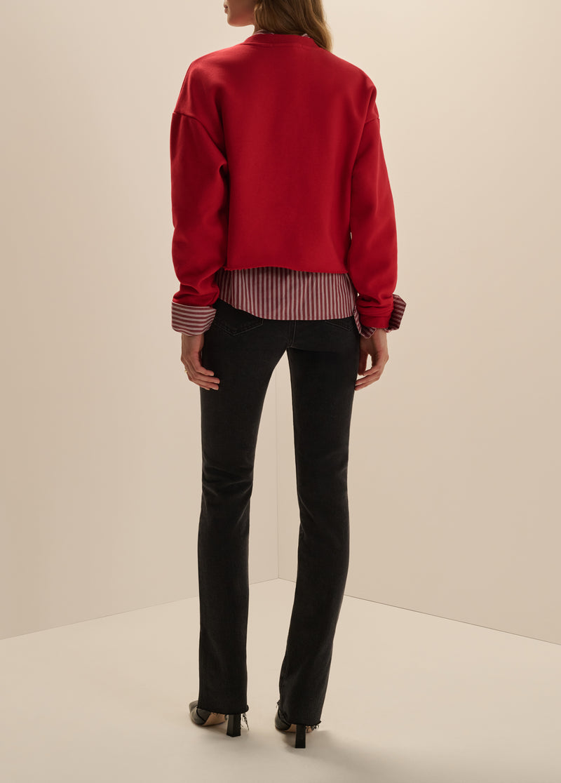 THE CROPPED FAVORITE DAUGHTER SWEATSHIRT