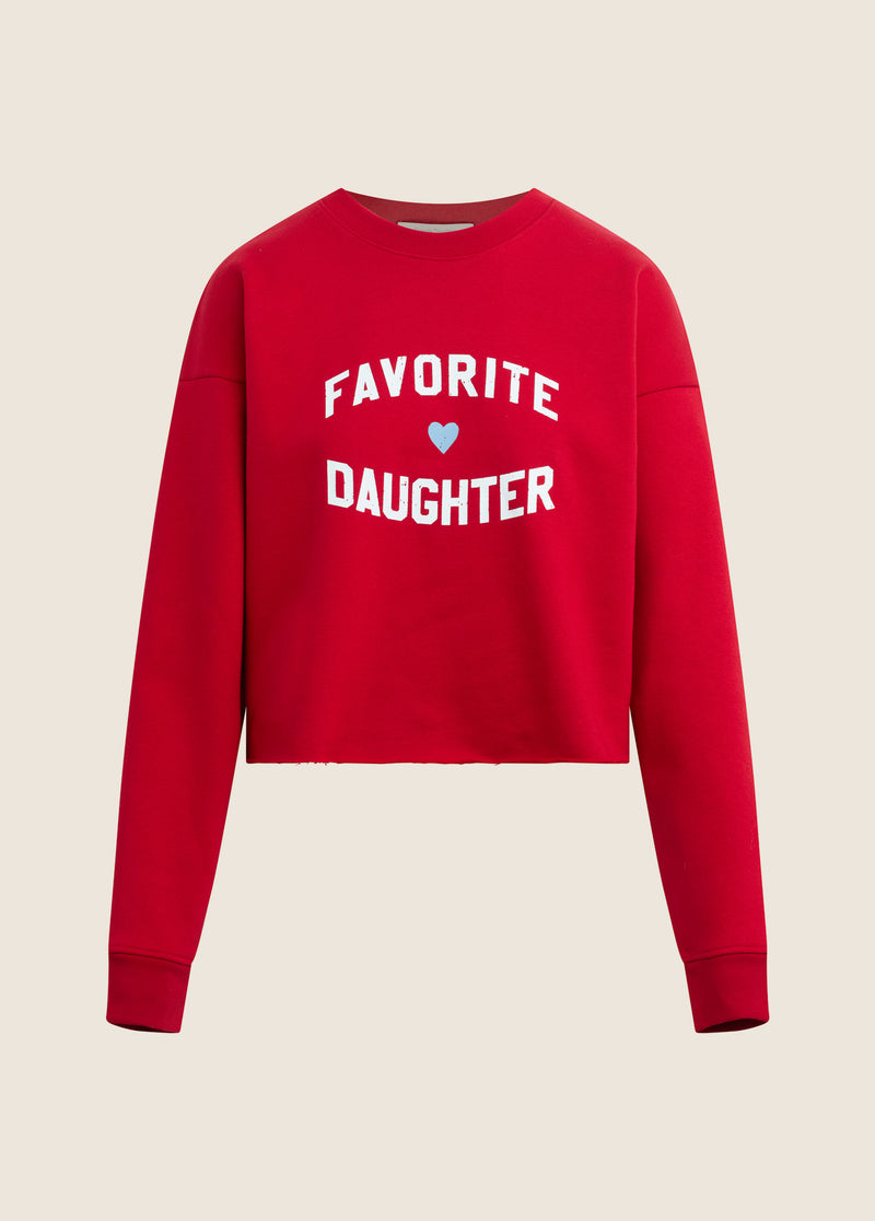 THE CROPPED FAVORITE DAUGHTER SWEATSHIRT