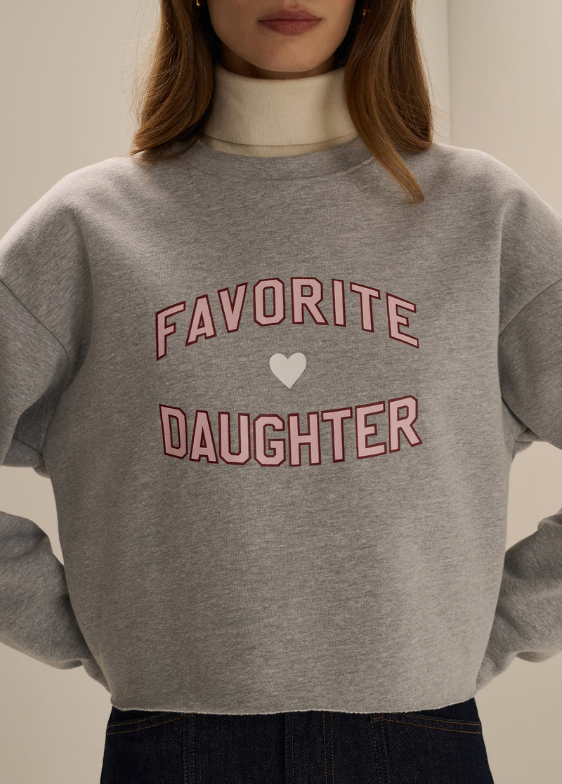 THE CROPPED FAVORITE DAUGHTER SWEATSHIRT