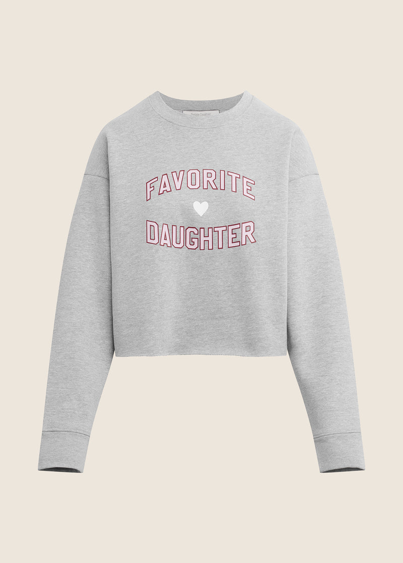 THE CROPPED FAVORITE DAUGHTER SWEATSHIRT