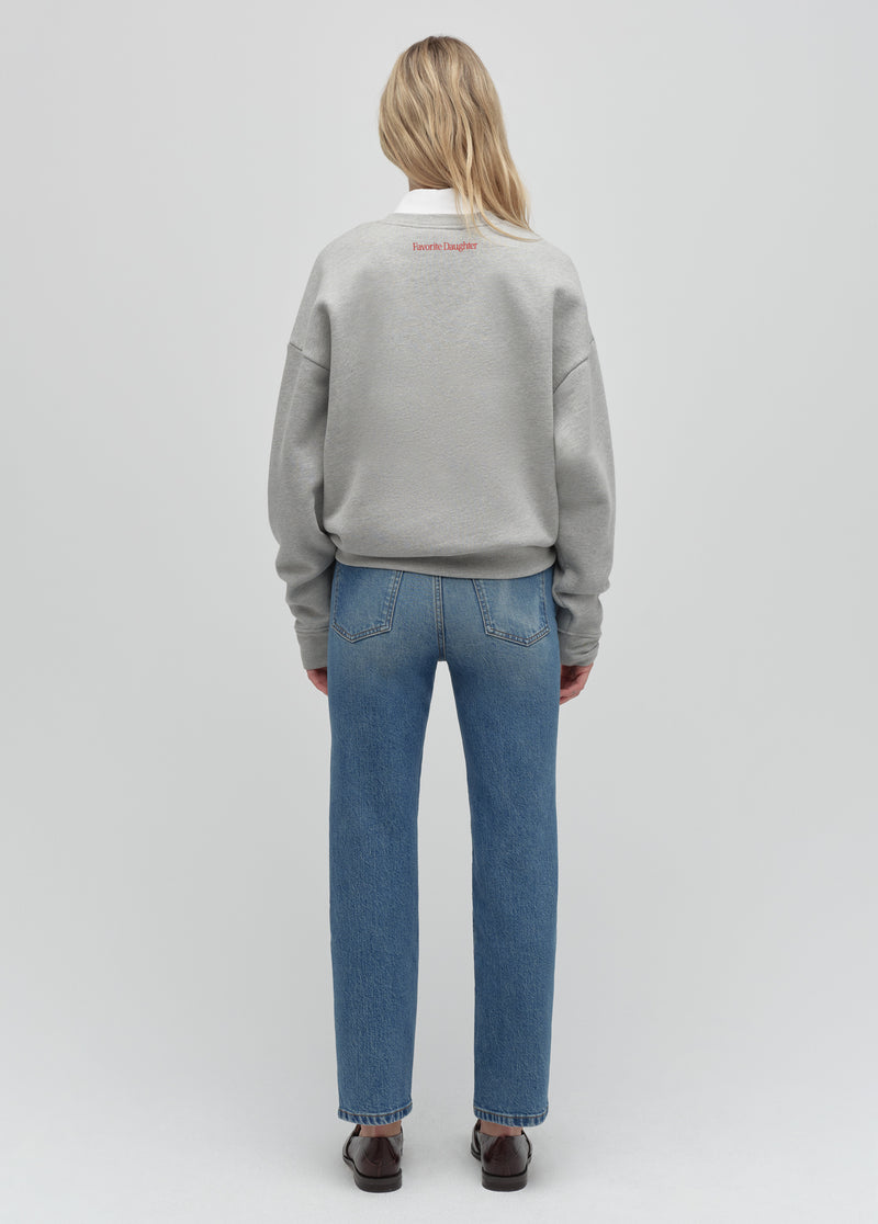 heather grey red