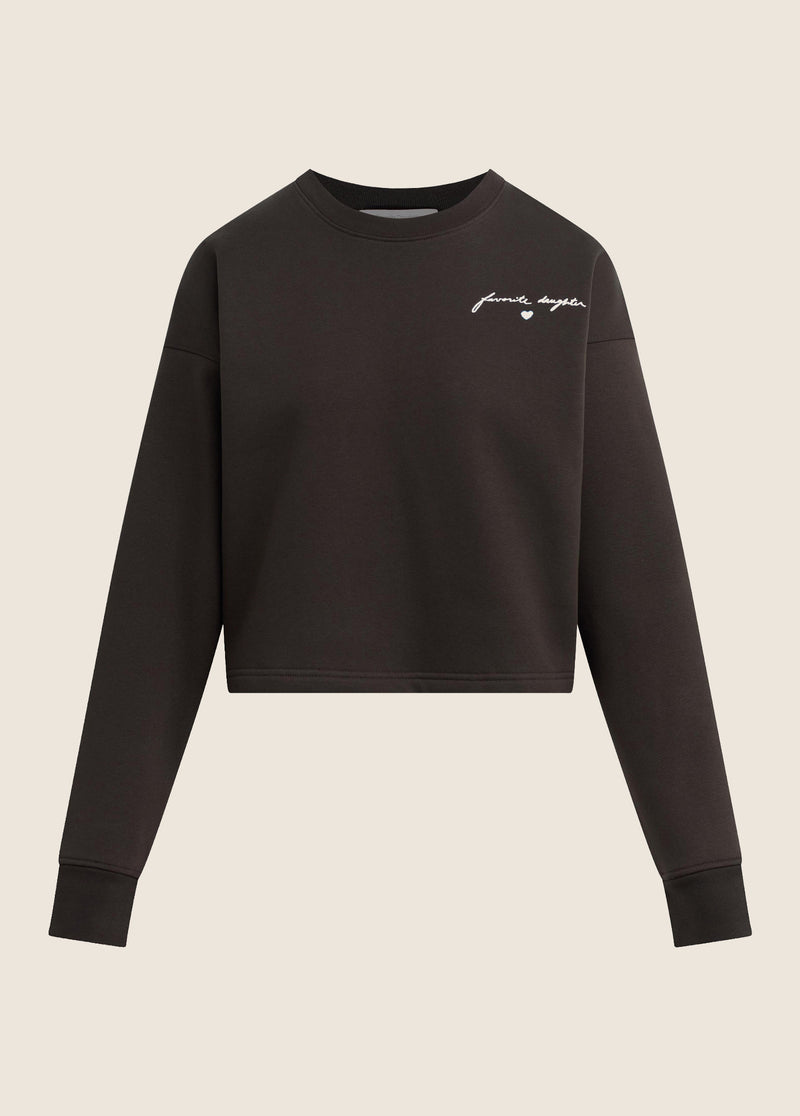 THE CROPPED SIGNATURE SWEATSHIRT