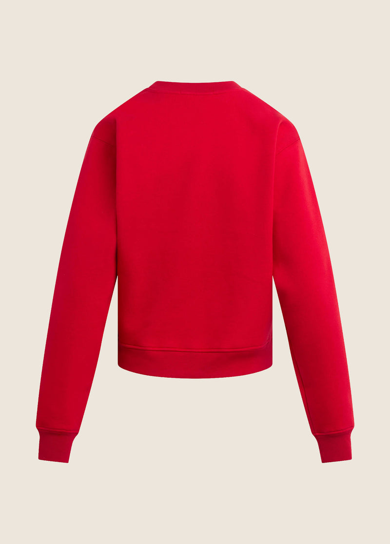 THE EMBROIDERED FAVORITE DAUGHTER HEART SWEATSHIRT