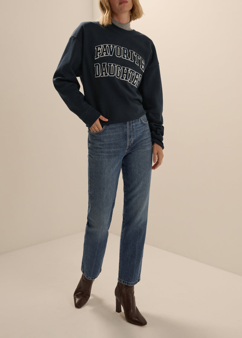 THE EMBROIDERY COLLEGIATE SWEATSHIRT