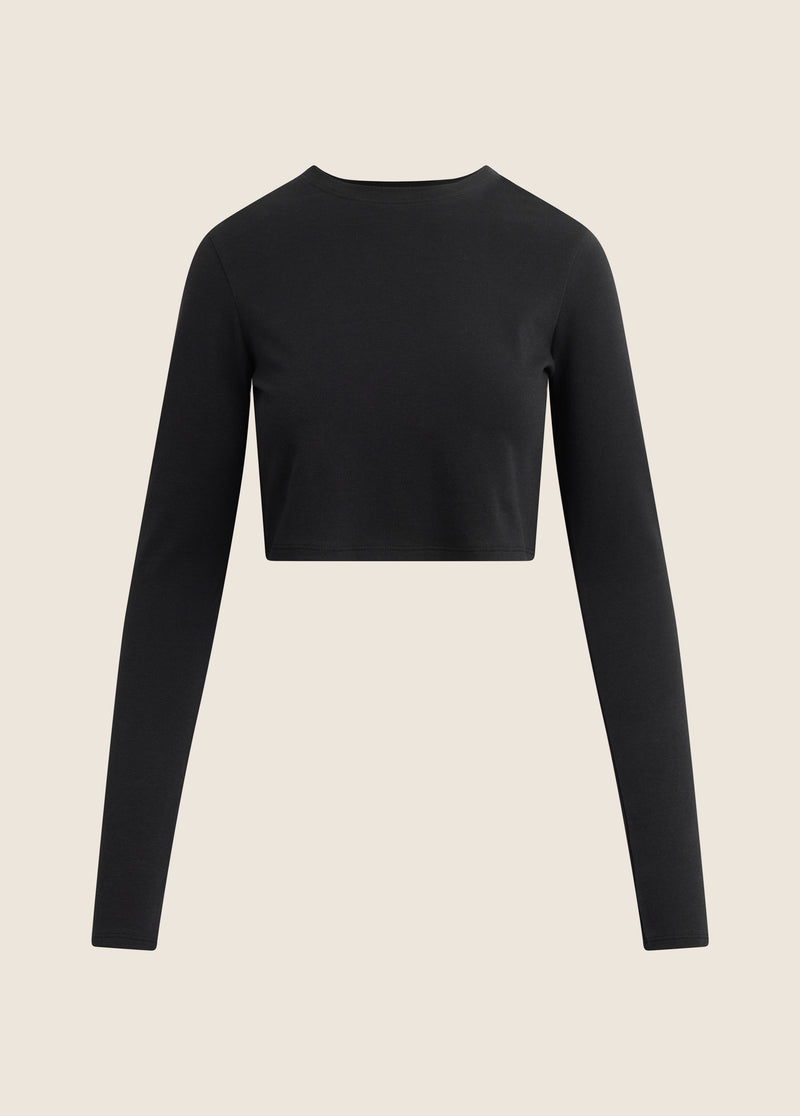 THE LONG SLEEVE LAURA CROP TOP