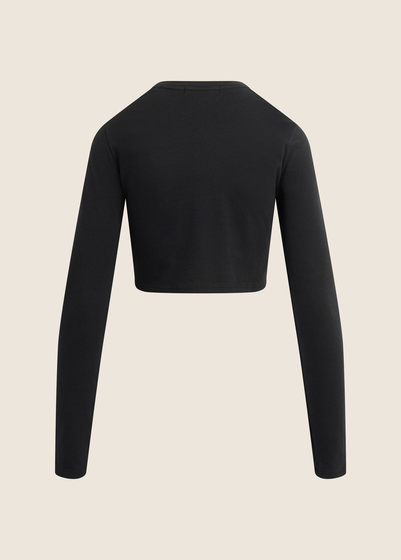 THE LONG SLEEVE LAURA CROP TOP