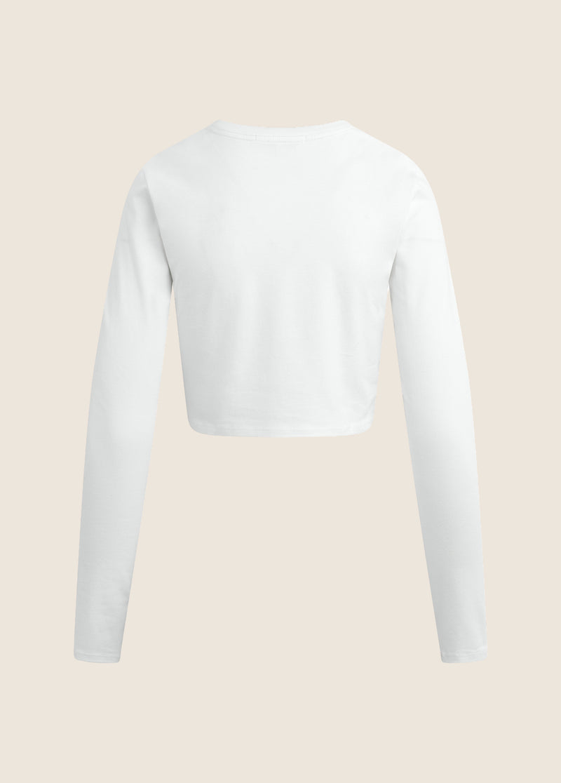THE LONG SLEEVE LAURA CROP TOP