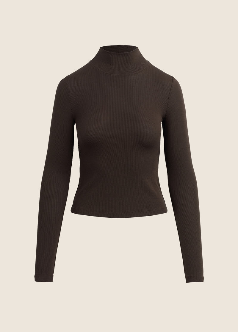 THE RIBBED TURTLENECK