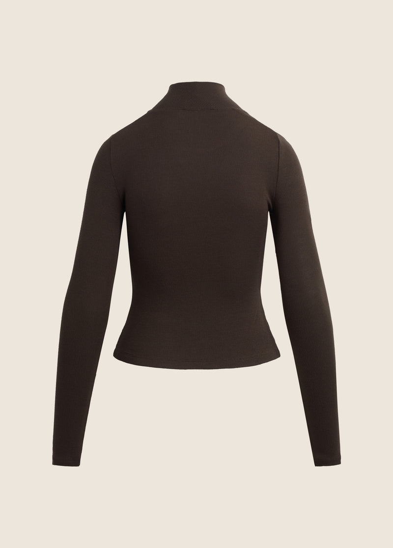 THE RIBBED TURTLENECK