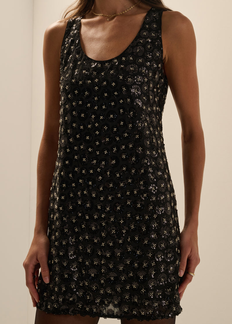 THE SEQUIN GETTING READY DRESS