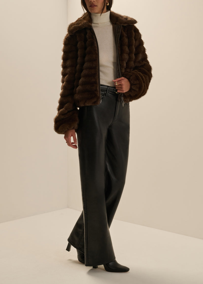 THE FAUX FUR LYDIA JACKET