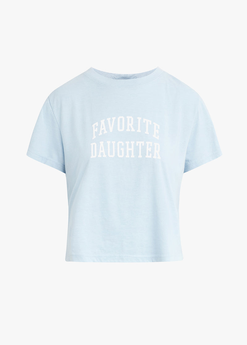 THE CROPPED COLLEGIATE TEE