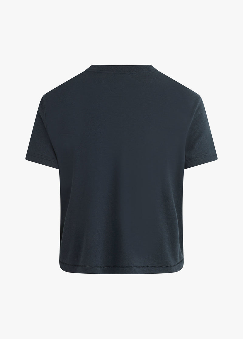 THE CROPPED COLLEGIATE TEE