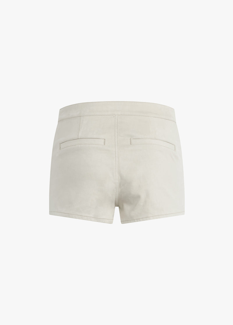 THE VEGAN SUEDE SHORT SHORTS