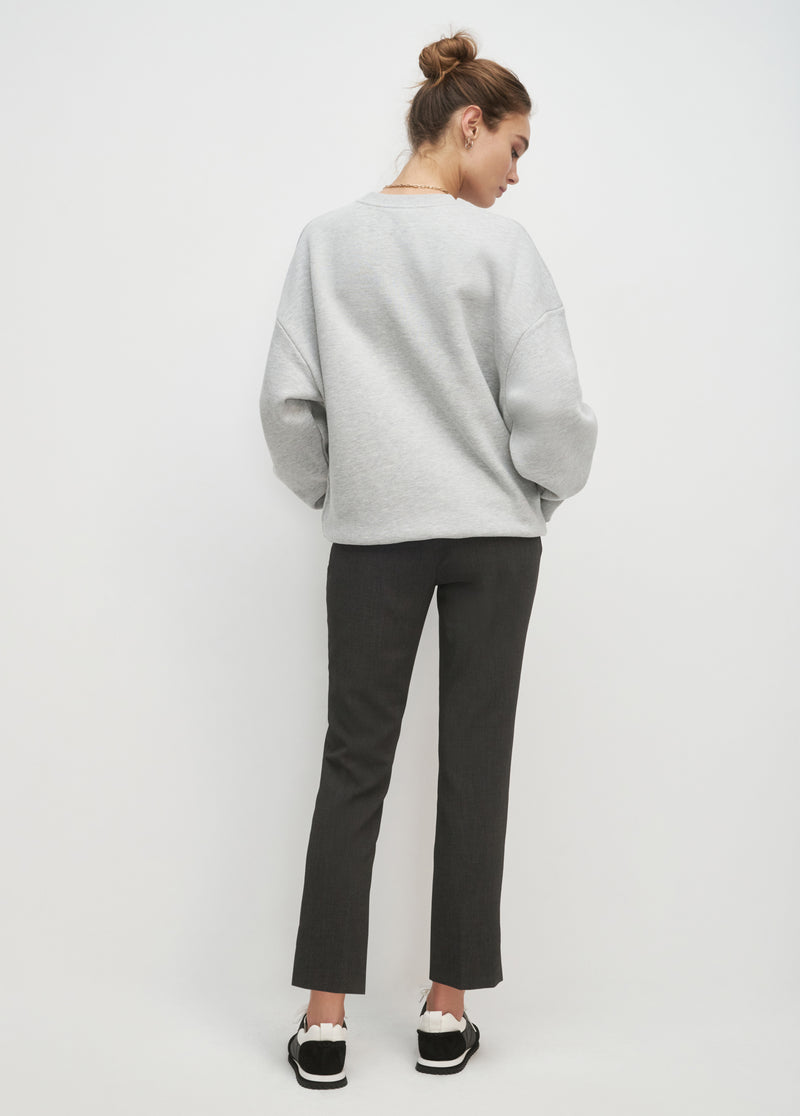 heather grey light blue