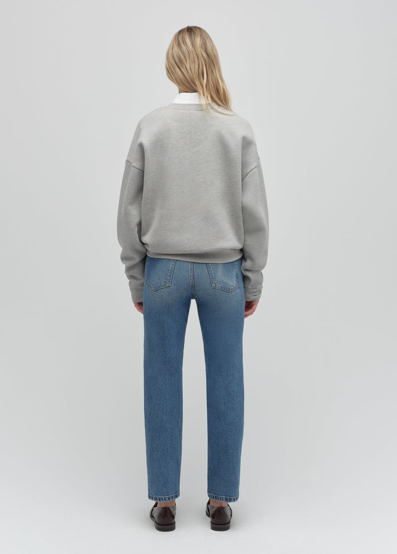 heather grey red blue
