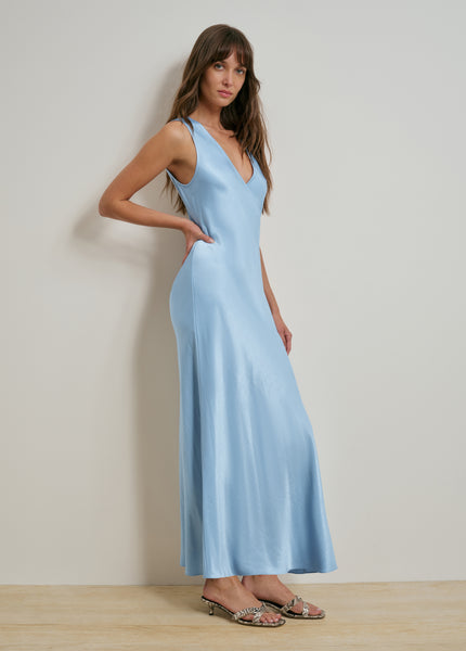 favorite daughter silk dress THE FAVORITE COLUMN DRESS