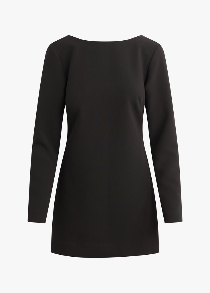 scoop neck long sleeve black dress The Meet Cute for Women, Size 8, 72% Polyester, 22% Rayon, 6% Spandex beyonce Former FIFTY FIFTY Members ImportedSize + Fit Color:Black and Fuchsia