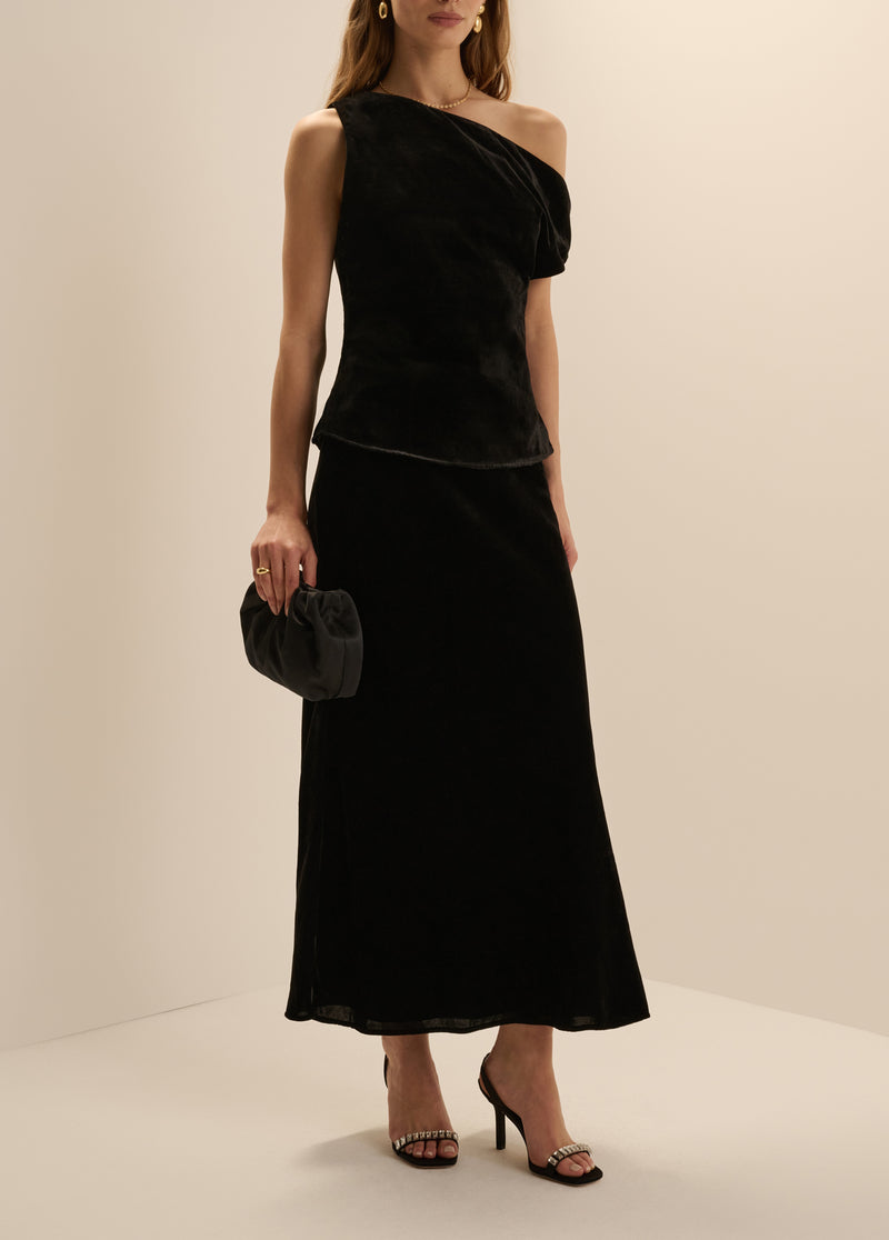 THE VELVET FAVORITE MAXI SKIRT