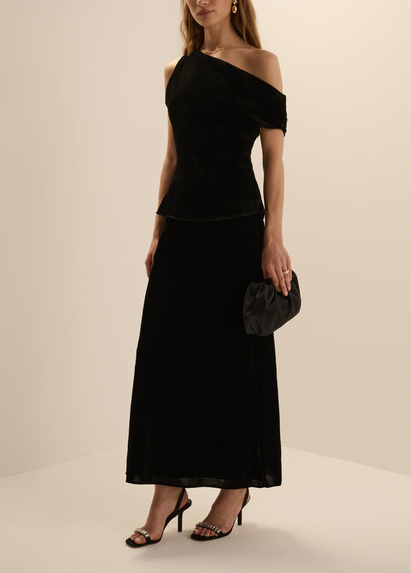 THE VELVET SIDE NOTE TOP