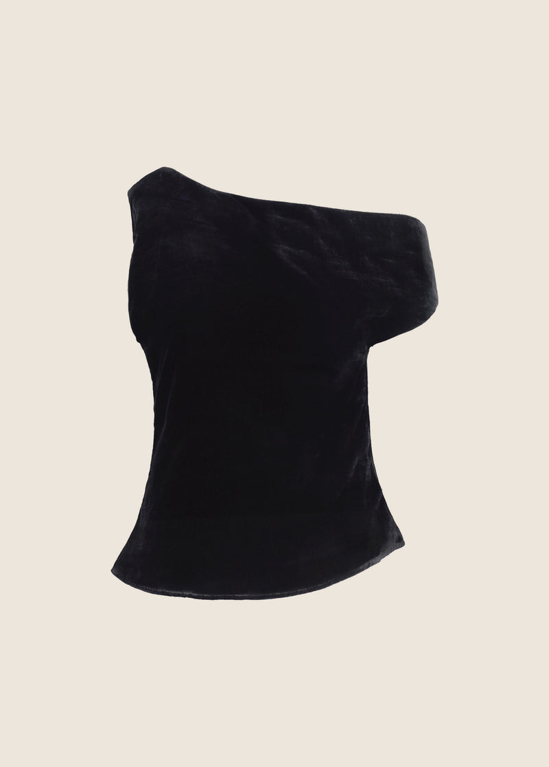 THE VELVET SIDE NOTE TOP