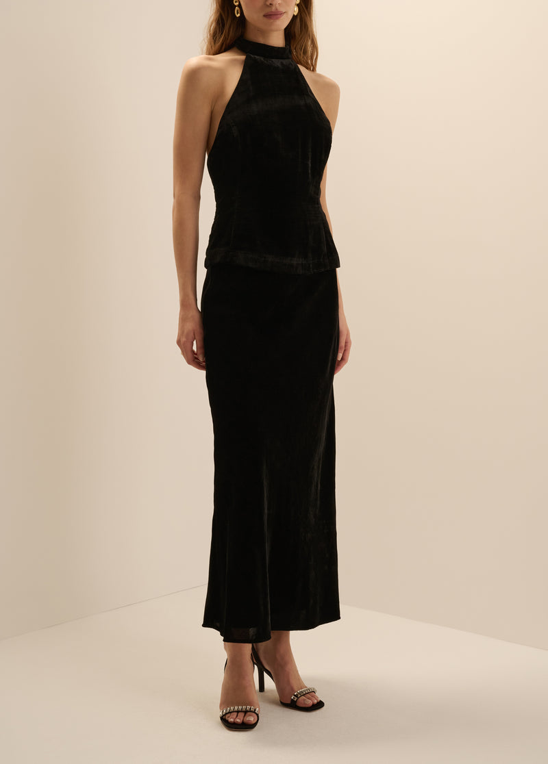 THE VELVET FAVORITE MAXI SKIRT