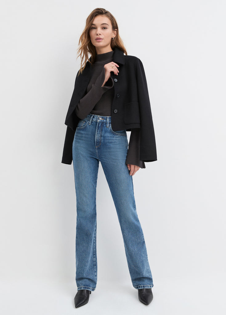 Black Friday Wool Jacket | The Annabel Cropped Black Holiday Deal ...