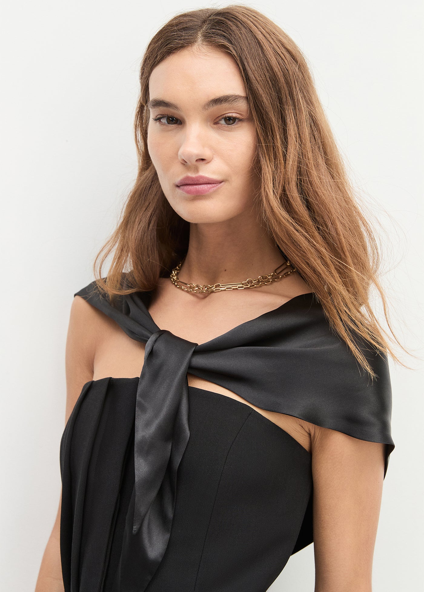Favorite Daughter THE SATIN TRIANGLE SCARF