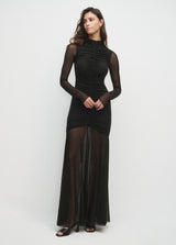 favorite daughter mesh dress The Love Language Dress | Ruching and Mesh for Effortless Romance