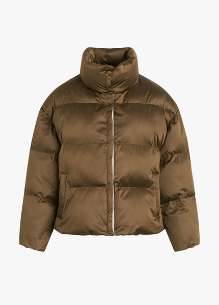 Bronze puffer jacket best sale