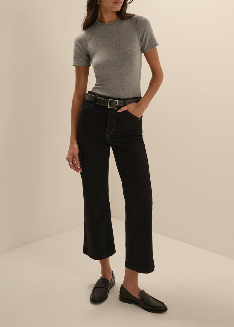 THE RUBY MID RISE WIDE LEG