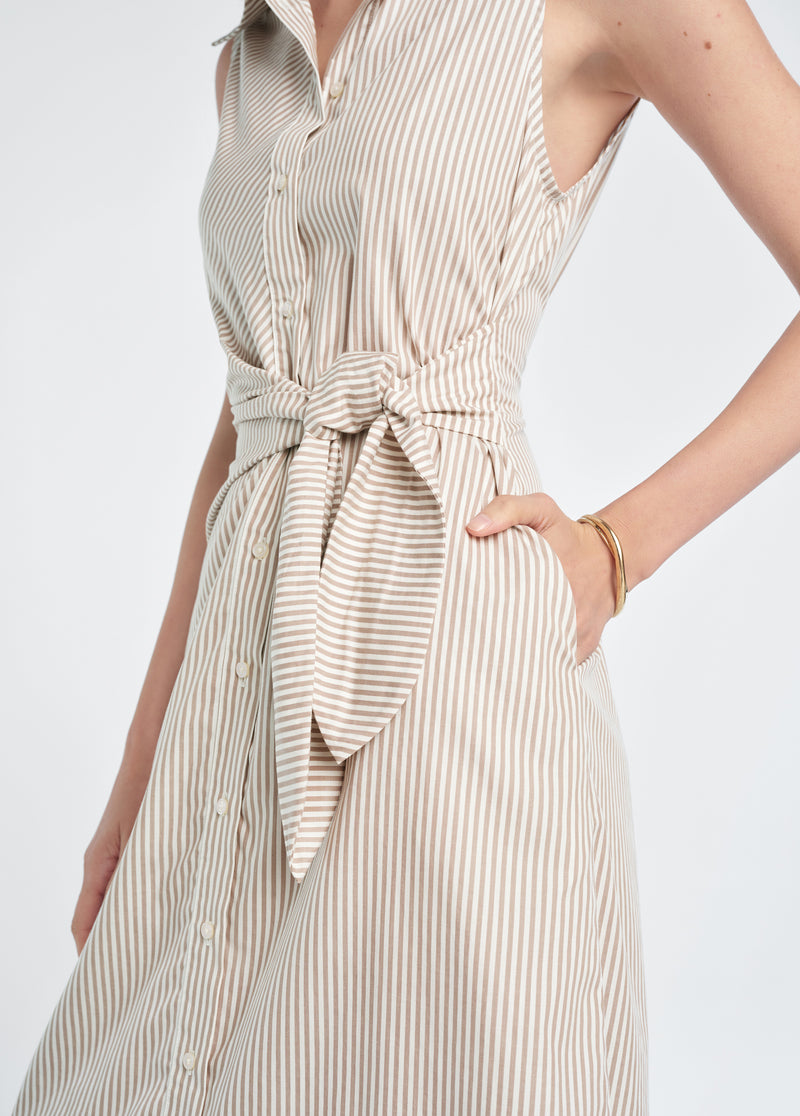 soft taupe stripe