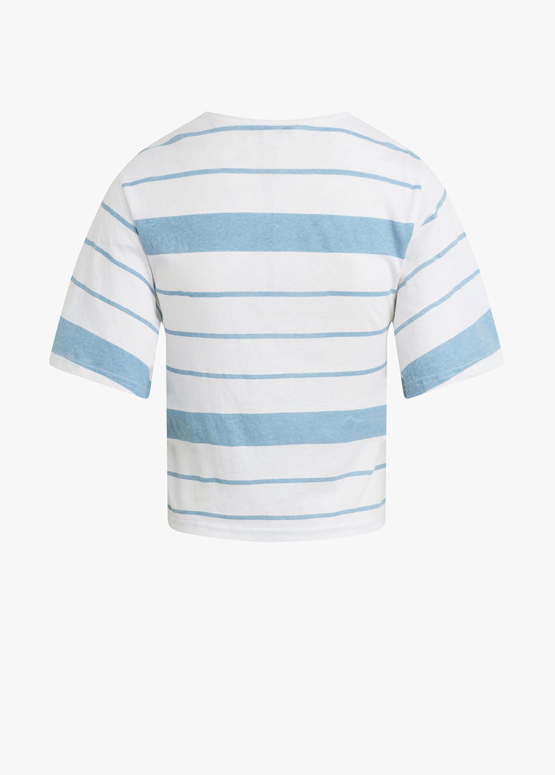 sea blue stripe
