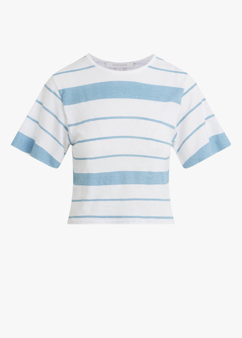 sea blue stripe