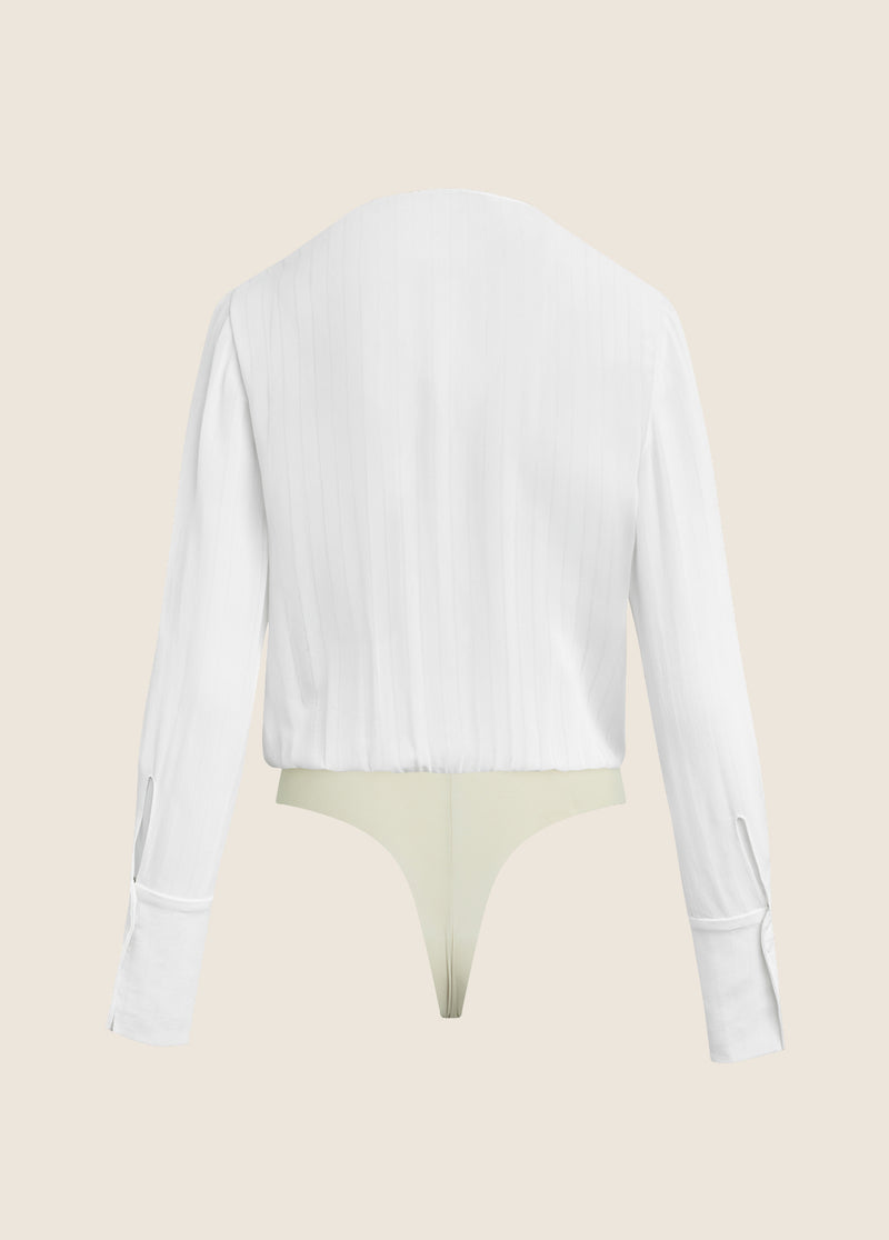 THE STRIPE JACQUARD DATE BLOUSE