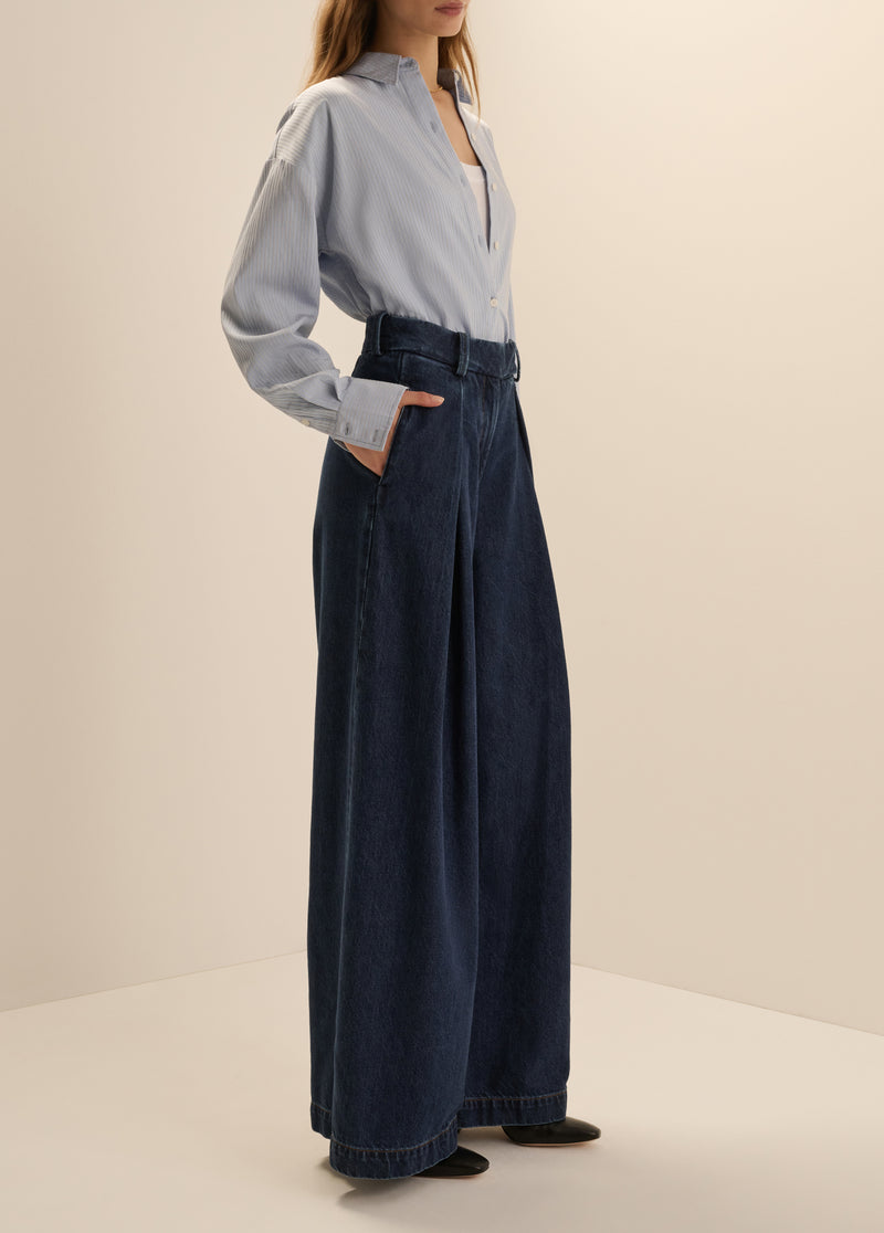 THE DENIM PLEATS FOR DAYS PANT