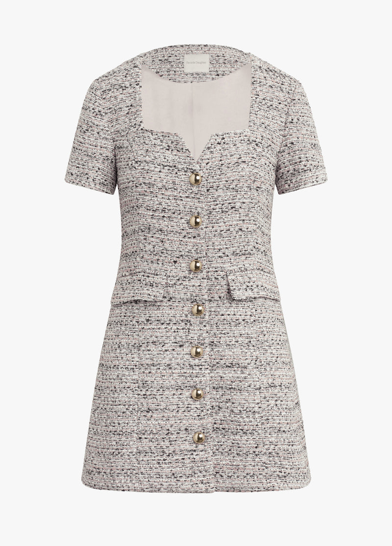 pink tweed
