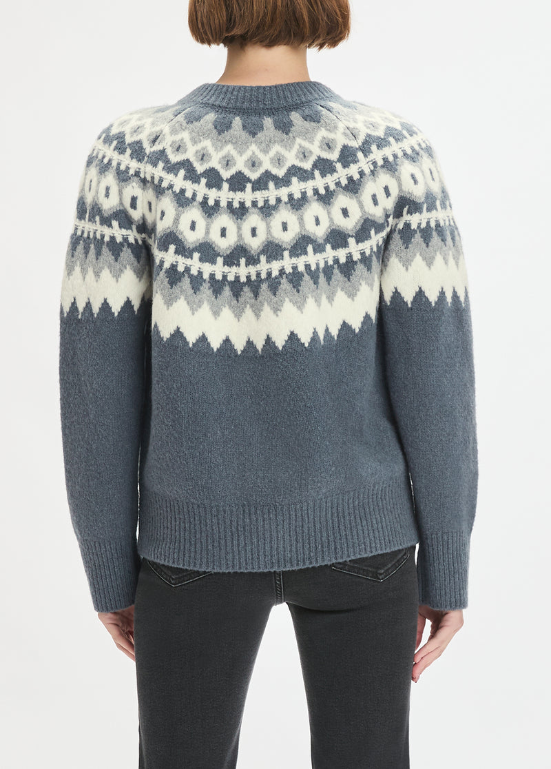 charcoal fairisle
