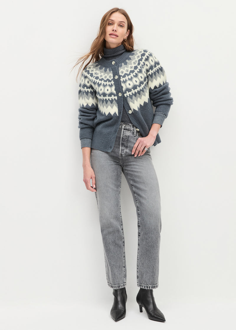 charcoal fairisle