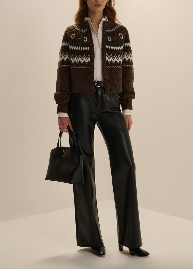 THE CROPPED CHALET CARDIGAN
