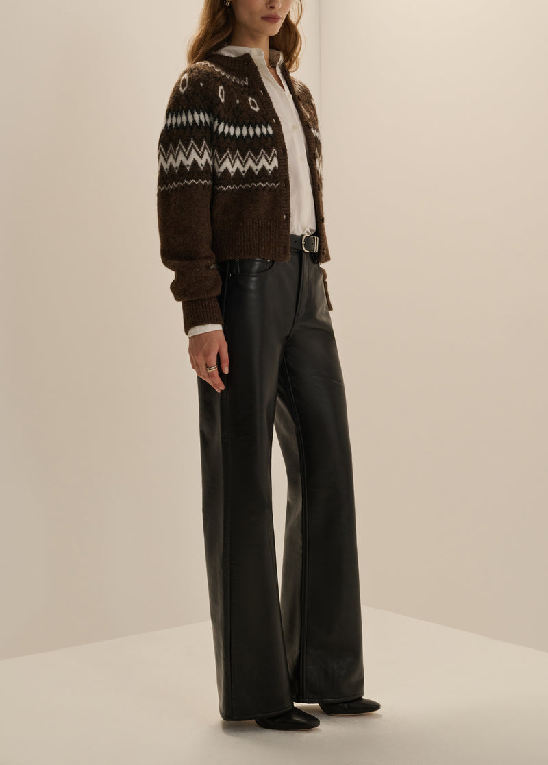 THE CROPPED CHALET CARDIGAN