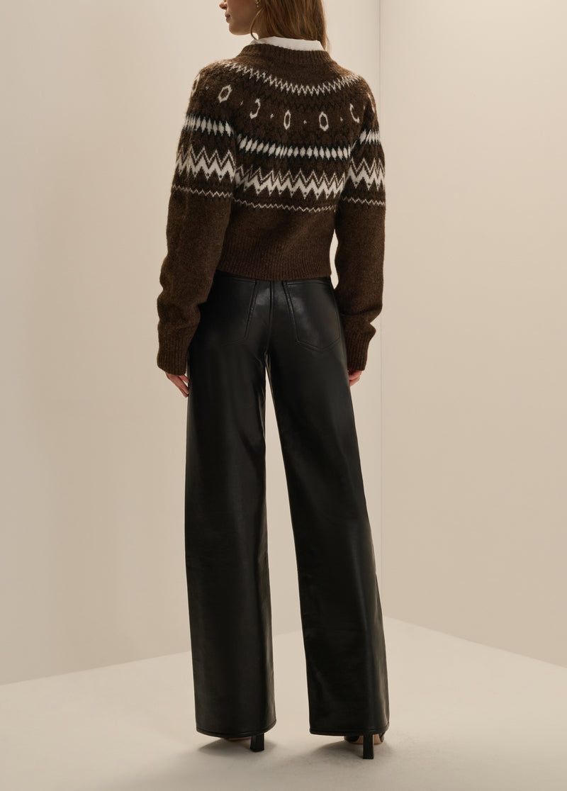 THE CROPPED CHALET CARDIGAN