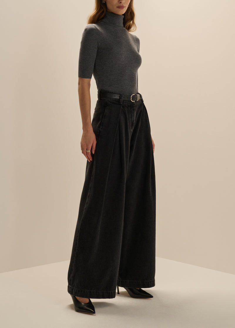 THE DENIM PLEATS FOR DAYS PANT