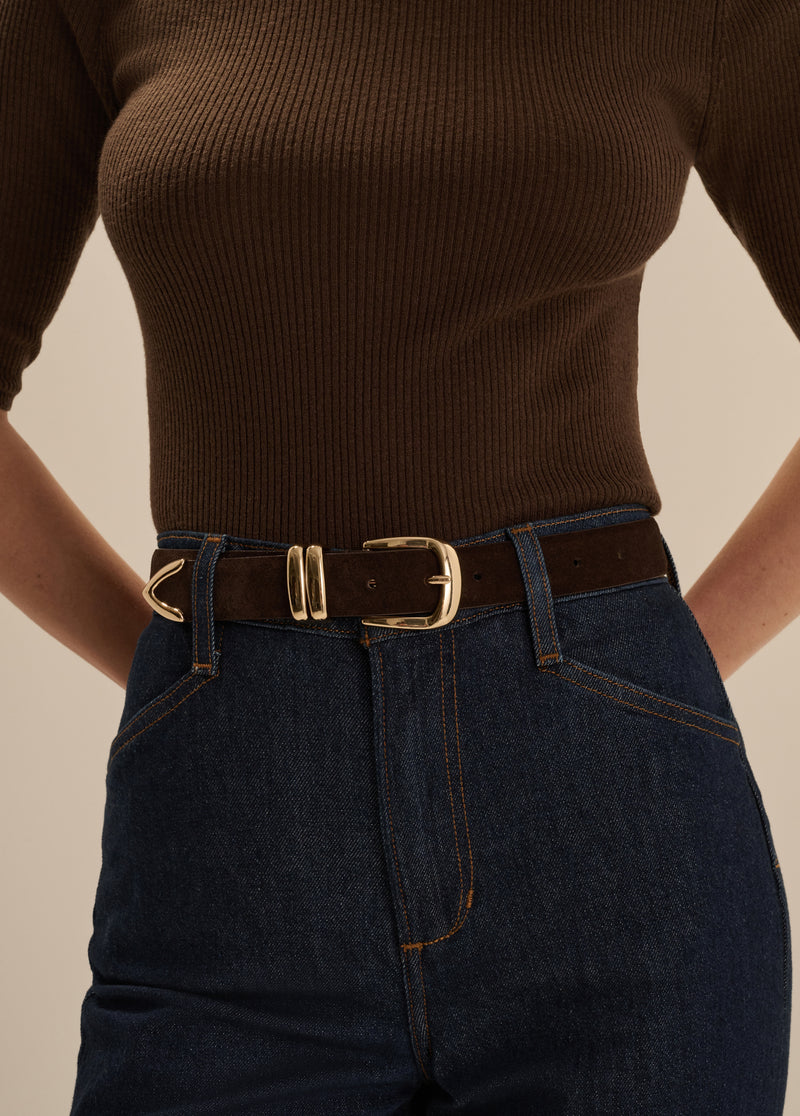 THE SUEDE JORDAN BELT