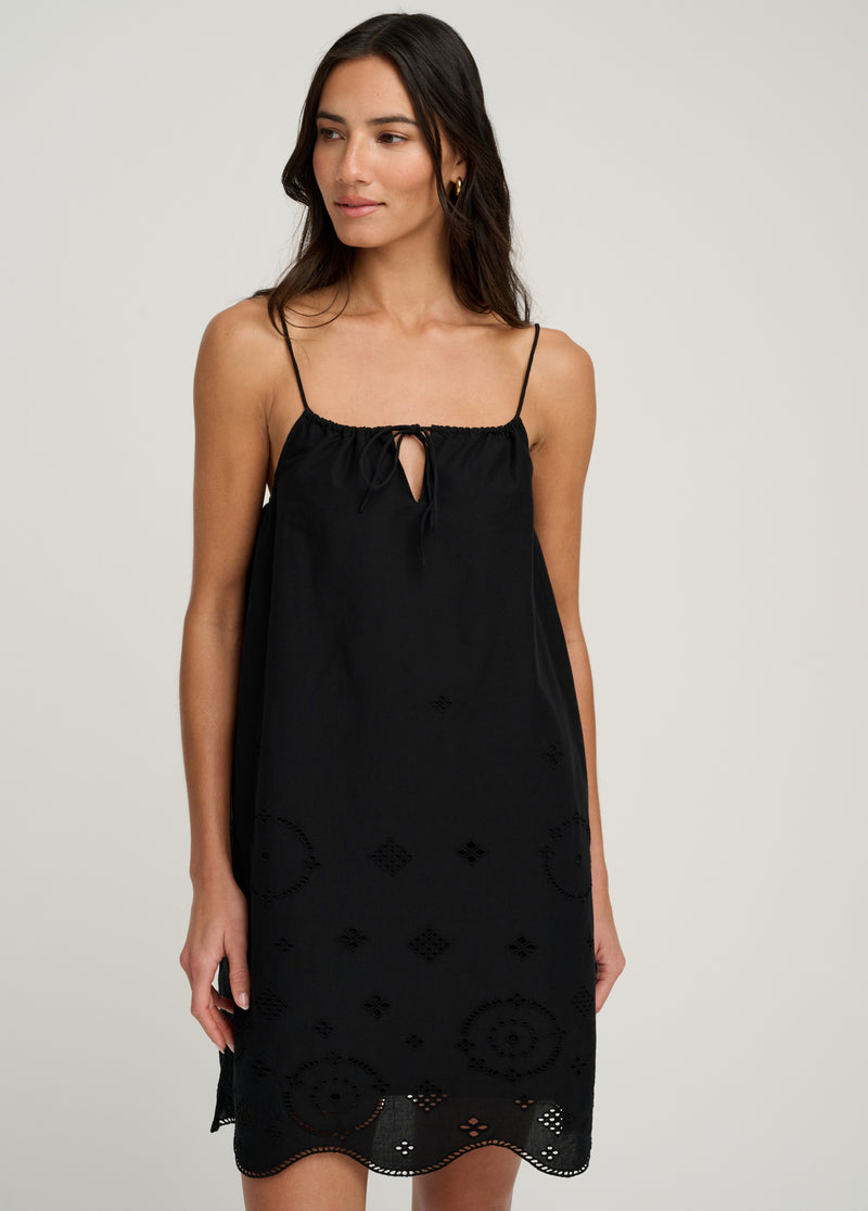 The Pretty Please Dress for Women, Black Size S, 100% Cotton