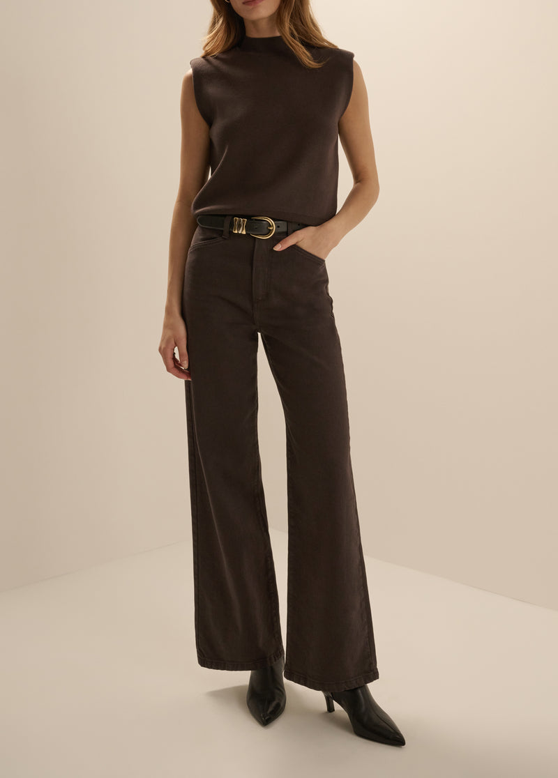 THE MISCHA SUPER HIGH RISE WIDE LEG ANKLE